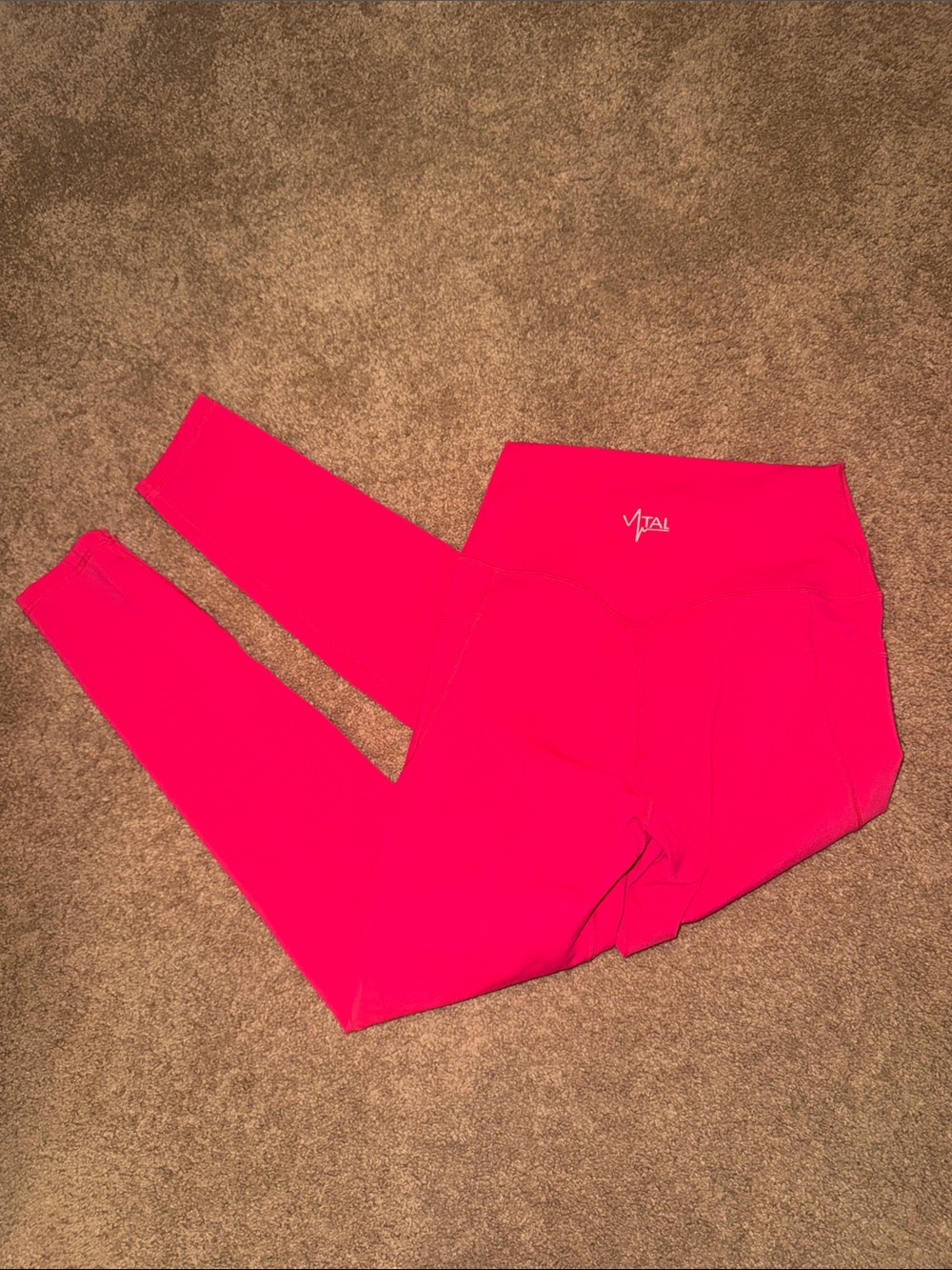 Women’s Small Bright Pink Active Leggings Vital Apparel